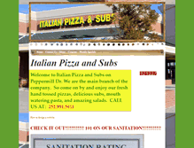 Tablet Screenshot of italianpizzaandsubs.net